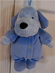 Carters Child of Mine Blue Dog Musical Pull Toy Lovey