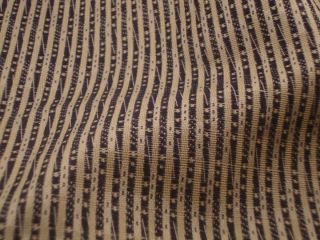 Meter * Sydney Navy Blue Stripe Jacquard Curtain Fabric upholstery