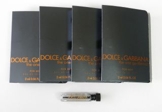 Dolce Gabbana The One Gentleman for Men 06oz Sample X4