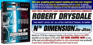 Robert Drysdale   Nth Dimension Jiu Jitsu DVD Instructional Series For