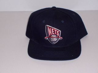 Vintage New Jersey Nets Snapback Hat Drew Pearson