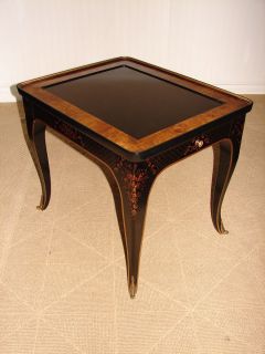 DREXEL HERITAGE ETCETERA END TABLE CHINOISERIE ORIENTAL STYLE