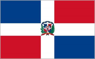 Dominican Republic Flag T Shirt 8 Sizes 3 Colors