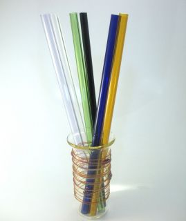 Glass Pyrex Borosilicate Drinking Straws Nice
