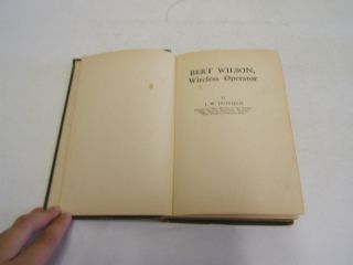  Wilson Wireless Operator by J w Duffield 1913 Hardcover Book