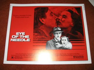  The Needle 22x28 Movie Poster 1981 Half Sheet Donald Sutherland
