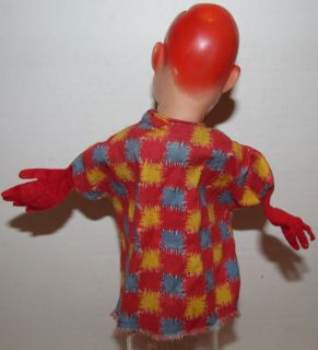 howdy doody hand puppet measures about 7 1 2 inches long light paint