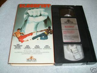 Bloodfist 1 VHS 1989 Don Wilson 027616167132