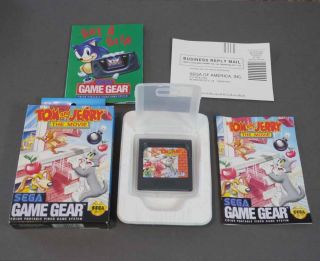 TOM & JERRY THE MOVIE Game Cartridge (Sega Game Gear) Complete in Box