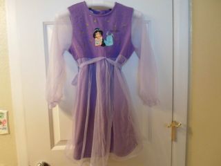 Disney Halloween Dress Up Aladdin Princess Jasmine Dress Sz 4 6X