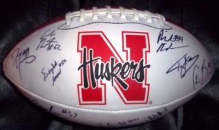 2009 Nebraska Cornhuskers Team Signed Holiday Bowl Football