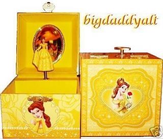 Disney Princess Belle Musical Jewelry Music Trinket Box