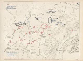 Battle of Fort Donelson Tennessee 6 Genuine Vintage West Point Maps