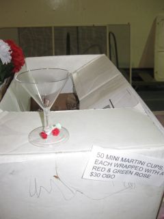 Mini Martini plastic cups