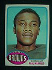 1976 Topps Football Paul Warfield Cleveland Browns 317