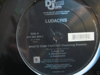 Ludacris Whats Your Fantasy 12 Jermaine Dupri