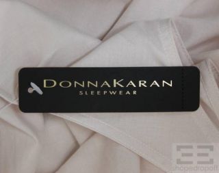 Donna Karan Sleepwear Blush Cotton Sleeveless Dress Size Medium, NEW