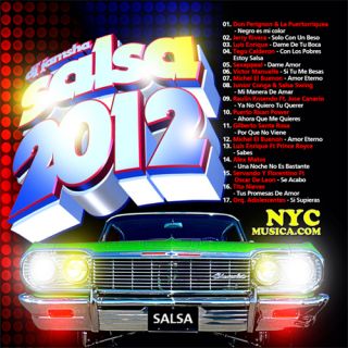 DJ Jamsha Salsa 2012 New Hot Songs Latin Mixtape CD