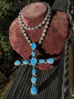 Vtg Moonstone or Pink Quartz 7mm Beads Art Deco Long Taxco Mexican 27