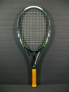 Dunlop Biomimetic MAX 200G Tennis Racquet, STRUNG Wilson NXT 17, Cover