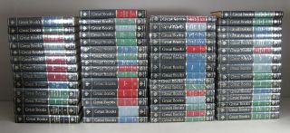Near Complete Set 60 Vol Britannica Great Books Series Most Shrinked