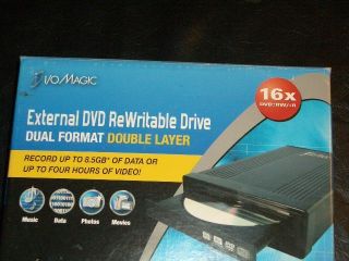  16x Dual Format Double Layer External USB DVD Rewritable Drive