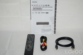 toshiba dkvr60 dvd recorder vcr combo product condition used free