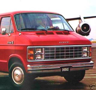 1983 Dodge RAM Van Brochure B150 B250 B350 Maxivan