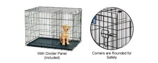 Midwest Pets Life Stages Fold Carry Double Door Dog Crate