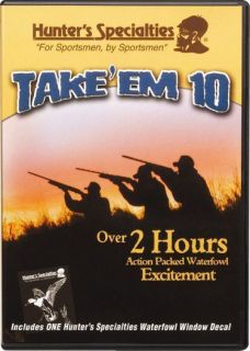  Take Em 10 Duck Hunting DVD New 120 Minutes 