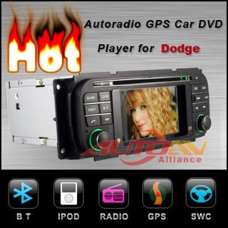 Car DVD Player GPS Navigation Stereo for Dodge RAM 1500 Stratus Radio