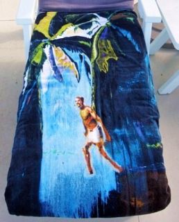 Peter Doig Man in Waterfall 2010 Beach Towel Wall Hanging or