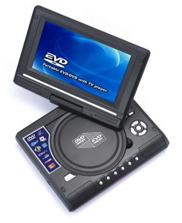 HOT 7 inch portable home dvd player TV GAME USB MP4 Best cheap parents