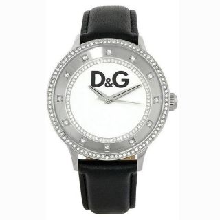 Dolce and Gabbana DW0515 Primetime Womens Black Leather Watch