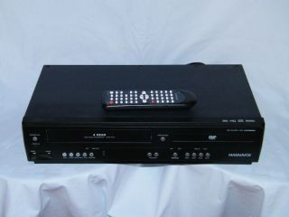 Nice Magnavox DV220MW9 DVD VHS VCR Combo Player w/ Remote 4Head Hi Fi
