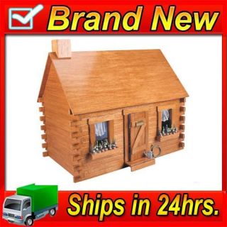  9308 Greenleaf Shady Brook Cabin Wooden Wood Dollhouse Kit