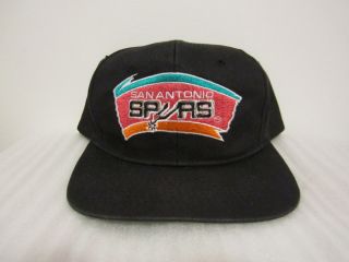 Vtg San Antonio Spurs Drew Pearson Snapback Hat Cap Sports Starter NBA