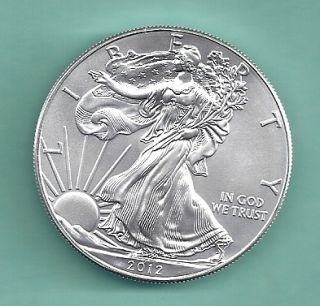 2012 Walking Liberty Silver Dollar Uncirculated