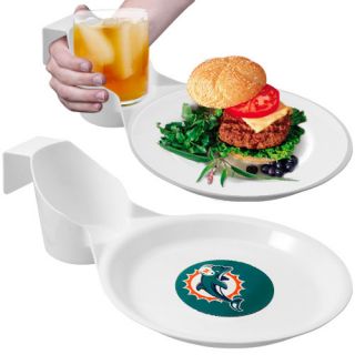Miami Dolphins 2 Pack Ultimate Party Plate