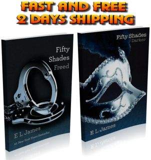 Fifty Shades Darker Freed Bundle Two Books by E L James