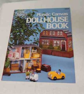 Plastic Canvas Dollhouse Book Appliances Dolls Furniture Cars