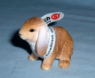Schleich Dwarf Lop Rabbit Toy Collectible Rabbit