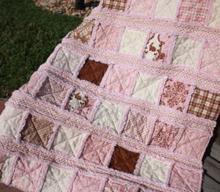 Lets Strip Rag Quilt Pattern Instructions Toddler Baby