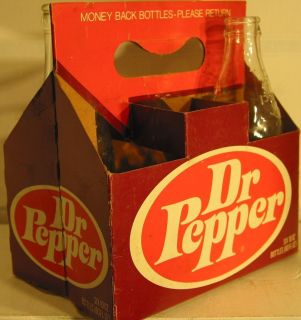Dr Pepper 6 Pak Soda Carton 10oz Bottles