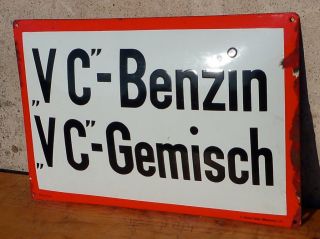 VC Benzin   Gemisch Kraftstoff        Tankstelle 1930 Görlitz