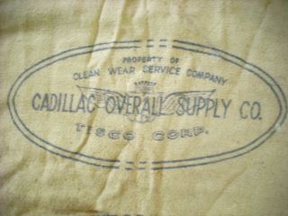 Vintage Cadillac Overall Supply Co Drop Fender Cloth