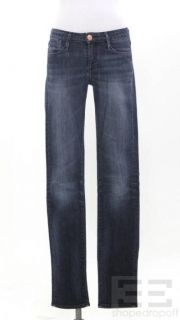 earnest sewn medium wash straight leg jeans size 27