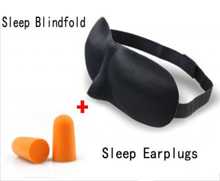 Sleep Earplugs Sleeping Blindfold Eye Mask Travel Sleep aid Cover