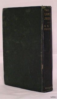 The Longest Journey E M Forster 1st 1st 1907 First Edition