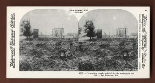  SCENE STEREOVIEWs   APR 18,1906 SAN FRANCISCO, CALIFORNIA EARTHQUAKE